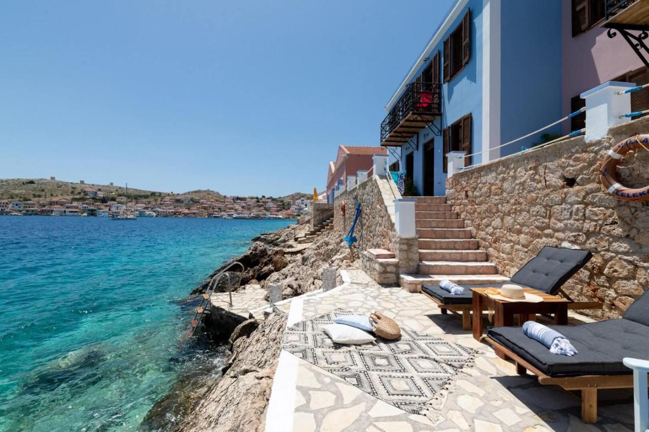 Villa Leleka Chalki Town ภายนอก รูปภาพ
